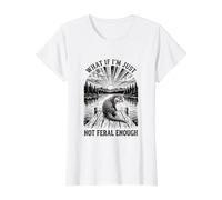 Otter Et si Je n'étais Pas Assez Sauvage T-Shirt Graphique avec Valeur