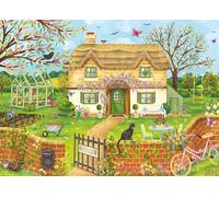 Otter House Puzzle Cadeau 1000 pièces - Wisteria Cottage