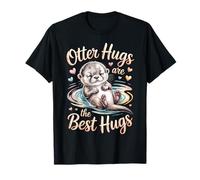 Otter Hugs are The Best Hugs Aquarelle Baby Otter T-Shirt