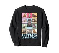Otter of The World Vintage pour Enfants, Filles, garçons, Femmes et Hommes, Loutre de mer Sweatshirt