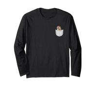 Otter Pocket Animal Lover Réaliste River Wildlife Art Manche Longue