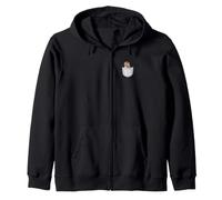 Otter Pocket Animal Lover Réaliste River Wildlife Art Sweat à Capuche