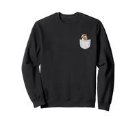 Otter Pocket Animal Lover Réaliste River Wildlife Art Sweatshirt