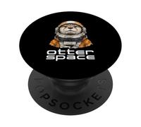 Otter Space Vintage Otter Astronaute Galaxie Space Sea Otter PopSockets PopGrip Adhésif