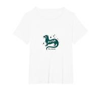 Otter This World Jouet Aquatique pour Amoureux de la Nature T-Shirt, Femme Grandes Tailles, Blanc, 5X