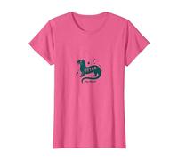Otter This World Jouet Aquatique pour Amoureux de la Nature T-Shirt, Femme, Rose Chiné, 3XL