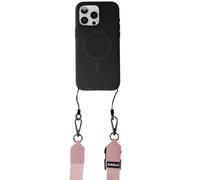 OtterBox 2-in-1 Crossbody Strap, Bandoulière pour téléphone, cordon réglable, boucles pour accrocher des clés et écouteurs, compatible avec la plupart des coques de téléphone OtterBox, Rose