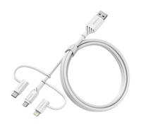 OtterBox 3in1 USBA-Micro/Lightning/USBC cable, Cloud Dream White