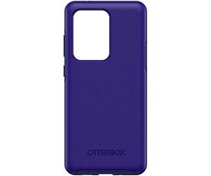 Otterbox 77-64294 Symmetry Coque, Antichoc, Anti-Chute, Coque de Protection Fine, supporte 3 x Plus de Chutes Que la Norme Militaire, antimicrobien, Bleu, Samsung Galaxy S20 Ultra