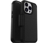 Otterbox 77-88567 Strada Coque pour iPhone 14 Pro, Antichoc, Anti-Chute, Cuir de qualité, 2 Porte-Cartes, supporte 3 x Plus de Chutes Que la Norme Militaire, Noir, Livré sans Emballage