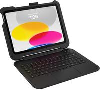 OtterBox Achiever Series Keyboard 360 pour iPad 10e gen 2022, 11e gen 2025 A16, Coque de protection équipée d’un clavier Allemand QWERTZ, Testée selon les normes militaires, Noir, Livré sans emballage
