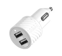 Otterbox - Adaptateur D'alimentation Pour Voiture - 12 Watt - 2.4 A - 2 Connecteurs De Sortie (Usb) - Cloud Dream White