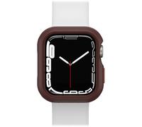 OtterBox All Day Bumper pour Apple Watch Series 9/8/7-41mm, Antichoc, Anti-Chute, élégant étui de Protection Watch, protège l'écran et Les Bords, Marron/Rouge