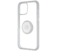Otterbox avec Apple iPhone 12 Pro Max, Coque Antichoc Fine avec PopSockets intégrés PopGrip, Otter + Pop Symmetry Series - Transparent