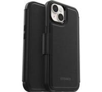 OtterBox - Boîtier de protection étui à rabat pour téléphone portable - compatible MagSafe - cuir synthétique - noir ombré - pour Apple iPhone 14 Plus Noir G