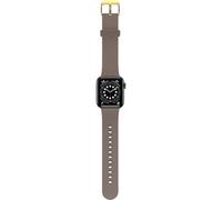 Otterbox Bracelet All Day pour Apple Watch Series 10/9/8/7/6/SE 2e gen/SE 1e gen/5/4-40mm/41mm/42mm, Bracelet de rechange en silicone doux au toucher durable pour Apple Watch, Beige clair