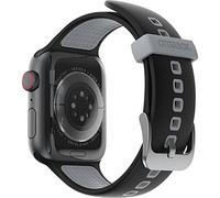 Otterbox Bracelet All Day pour Apple Watch 44/45/46mm, Bracelet de rechange en silicone doux au toucher durable pour Apple Watch, Autobahn Black