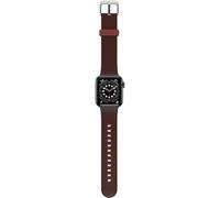Otterbox Bracelet All Day pour Apple Watch Series 10/9/8/7/6/SE 2e gen/SE 1e gen/5/4-40mm/41mm/42mm, Bracelet de rechange en silicone doux au toucher durable pour Apple Watch, Marron/Rouge