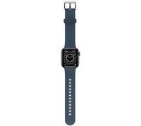 Otterbox Bracelet All Day pour Apple Watch Series 10/9/8/7/6/SE 2e gen/SE 1e gen/5/4-40mm/41mm/42mm, Bracelet de rechange en silicone doux au toucher durable pour Apple Watch, Bleu/Gris