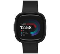 OtterBox Bumper All Day pour Watch Bumper for Fitbit Versa 4, Antichoc, Anti-Chute, élégant étui, protège l'écran et Les Bords, Noir