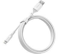 Otterbox Câble Renforcé USB-A vers Lightning, Certifié Mfi, Câble de Charge pour iPhone et iPad, Ultra-Robuste, résiste aux torsions et pliages, 2M, Blanc