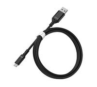 Otterbox Câble Renforcé USB-A vers Micro USB, Câble de Charge pour Smartphone et Tablet, Ultra-Robuste, résiste aux torsions et pliages, 1M, Noir