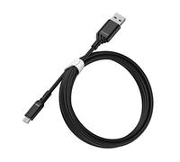 Otterbox Câble Renforcé USB-A vers Micro USB, Câble de Charge pour Smartphone et Tablet, Ultra-Robuste, résiste aux torsions et pliages, 2M, Noir