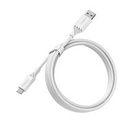 Otterbox Câble Renforcé USB-A vers USB-C, Câble de Charge pour Smartphone et Tablet, Ultra-Robuste, résiste aux torsions et pliages, 2M, Blanc
