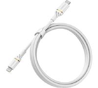 Otterbox Câble Renforcé USB-C vers Lightning, Certifié MFi, Câble de Charge Rapide pour iPhone et iPad, Ultra-Robuste, résiste aux torsions et pliages, 1M, Blanc