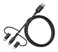 Otterbox Câble USB 2.0, connecteur USB-A > connecteurs Micro-USB + USB-C + Lightning