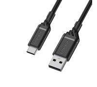 OtterBox Cable USB A-C 1M, noir, 1 m, USB C, USB A, USB 2.0, 480 Mbit/s, Noir 78-52537