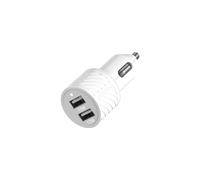 OtterBox Car Charger 24W - 2 X USB A 12W, Cloud Dream White, Auto, Allume-cigare, 5 V, Blanc 78-52701