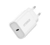 OTTERBOX Chargeur mural 20W, 1 port USB-C antichoc, Power Delivery, charge rapide pour Smartphone, tablettes, BLANC