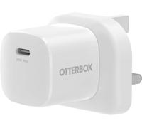 OtterBox Chargeur Mural Standard UK 30W USB-C, Blanc | 30W USB-C PD GaN chargeur mural, Fast Charger pour Smartphone et Tablette, Testé contre les chutes, robuste, ultra durable