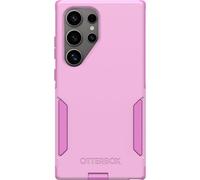 OtterBox Commuter Coque pour Samsung Galaxy S24 avec Motif Fleurs Sauvages Rose, Fine et résistante, adaptée aux Poches, avec Protection des Ports