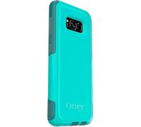 OtterBox Commuter Series Coque pour Samsung Galaxy S8+ avec PopGrip - Emballage non commercial - Aqua Mint Way (Aqua Menthe/Mountain Range Green)