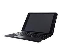 OtterBox Étui de protection anti-chute avec clavier pour iPad 8e/7e génération, étui de protection illimité transparent/noir