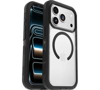 OtterBox Coque Defender Series Pro XT iPhone17Pro, MagSafe Antichoc 7× résistante, Transparent/Noir