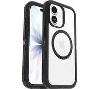 OtterBox - Coque Defender Series Pro XT Clear MagSafe iPhone 17 - Antichoc, Robuste - Transparent/Noir