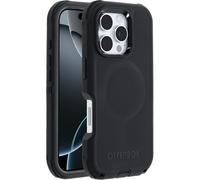 Otterbox Coque Defender Series MagSafe pour iPhone 16 Pro, résistante aux Chutes, Ultra Robuste, Coque de Protection, supporte 7X Plus de Chutes Que la Norme Militaire, Noir, Livré sans Emballage