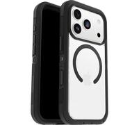 Otterbox Coque Defender Series Pro XT Clear MagSafe pour iPhone 17 Pro, Antichoc, Anti-Chute, Robuste, supporte 7X Plus de Chutes Que la Norme Militaire, Transparent/Noir