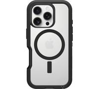Otterbox Coque Defender XT MagSafe pour iPhone 16 Pro, Antichoc, Anti-Chute, Robuste, supporte 7X Plus de Chutes Que la Norme Militaire, Transparent/Noir, Livré sans Emballage