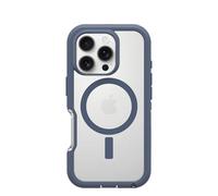 Otterbox Defender XT MagSafe Coque pour iPhone 16 Pro, Transparent/Bleu | Antichoc, anti-chute, robuste, supporte 7x plus de chutes que la norme militaire