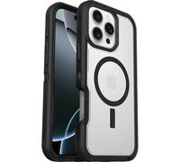 Otterbox Coque Defender XT MagSafe pour iPhone 16 Pro Max, Antichoc, Anti-Chute, Robuste, supporte 7X Plus de Chutes Que la Norme Militaire, Transparent/Noir, Livré sans Emballage