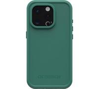 OtterBox Coque étanche avec MagSafe pour iPhone 15 Pro (Uniquement) Série FR (conçue par LifeProof) - Pin (Vert), imperméable, 60% de Plastique recyclé, élégante et élégante