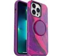 OtterBox + Coque Pop Symmetry Series pour iPhone 12 et iPhone 12 Pro (Uniquement) - Emballage Non Commercial - Berry Flow