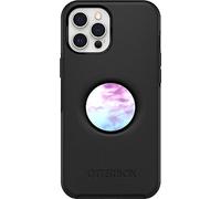 OtterBox + Coque PopGrip Symmetry Series pour iPhone 12 Pro Max - Emballage non commercial - Noir avec Ride ou Dye Pop