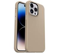 OtterBox Coque pour iPhone 14 Pro Max (Uniquement) Symmetry Series - Dont Even Chai (Marron), Ultra élégante, Compatible avec Le Chargement sans Fil, Bords surélevés pour protéger l'appareil Photo et