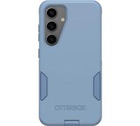 OtterBox Coque pour Samsung Galaxy S24 Série Commuter - Denim Net (Bleu), Fine et résistante, adaptée aux Poches, avec Protection des Ports