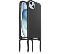 OtterBox Coque React Necklace MagSafe iPhone 15/14 Plus – Ultra-fine, collier réglable/amovible, noir